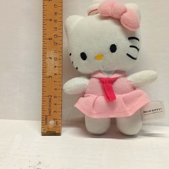 Hello Kitty Sanrio Pink Sailor Nautical Plush Stuffed Animal 2014 6 inch - Picture 5 of 6